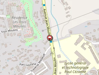 Carte de Aix Nord Infirmiers à Aix-en-provence