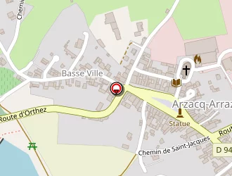 Carte de Arcadi à Arzacq-arraziguet