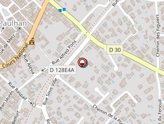 Carte de La Poste à Paulhan