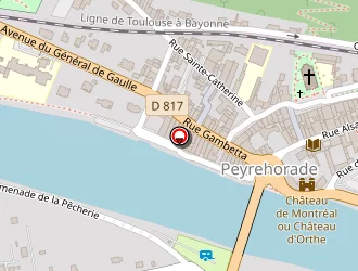 Carte de Courty Gilbert à Peyrehorade