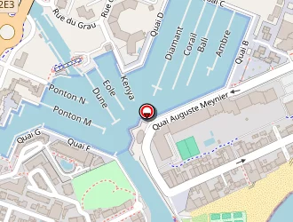 Carte de Le Neptunia à Mauguio