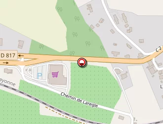 Carte de Intermarché à Cauneille