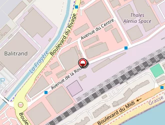 Carte de Bocca Midi à Cannes