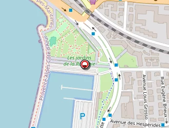 Carte de Plage La Mandala à Cannes