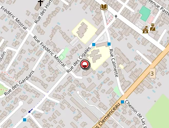 Carte de Adn Taxi à Fabrègues