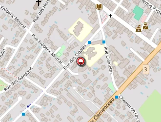 Carte de Kiné Services à Fabrègues