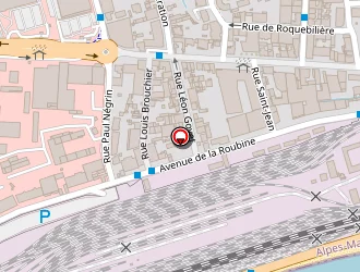 Carte de Saes Louis à Cannes