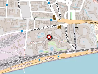 Carte de Residhotel à Cannes