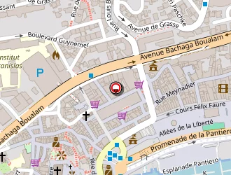 Carte de Immoter à Cannes