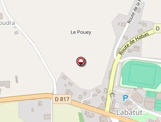 Carte de Sur La Place à Sorde-l'abbaye
