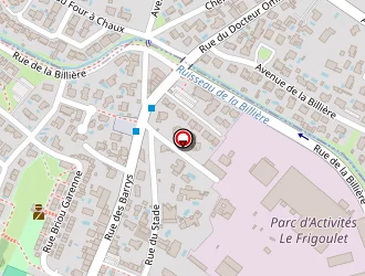 Carte de Complexe Sportif Du Frigoulet à Cournonsec