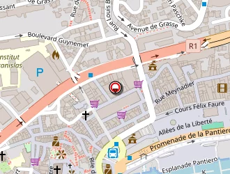 Carte de La Pampre D'or à Cannes