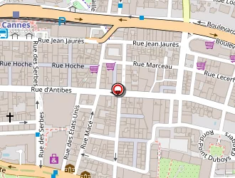 Carte de Bee à Cannes