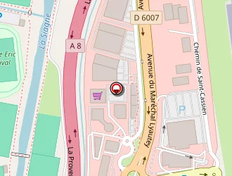 Carte de Graglia à Mandelieu-la-napoule