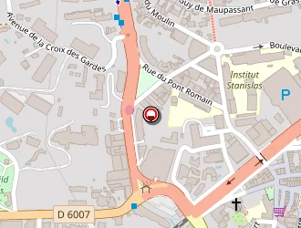 Carte de Hôtel Des Orangers à Cannes