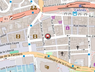 Carte de Institut De Beaute à Cannes