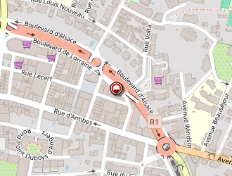 Carte de Ar'scène Evolutions à Cannes