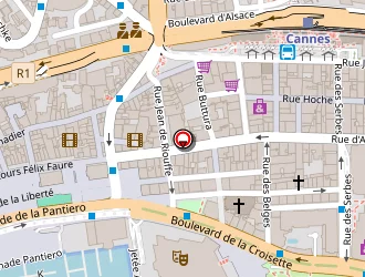 Carte de Subway à Cannes