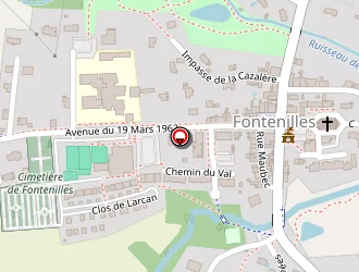 Carte de B.a.t.i Fluides à Fontenilles