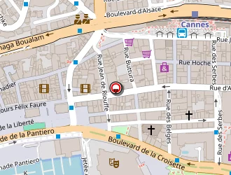 Carte de Cic Cannes à Cannes