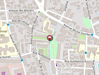 Carte de Fondation Michelle Darty à Cannes