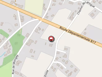 Carte de Agence Postale à Orthevielle