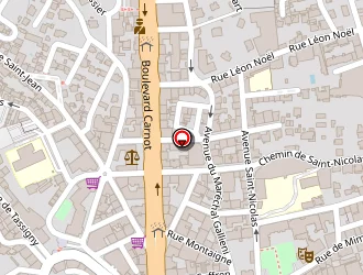 Carte de Itinéraire Thé à Cannes