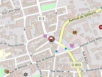 Carte de Cafe Boheme à Cannes