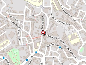 Carte de Parkings Uniparc à Cannes