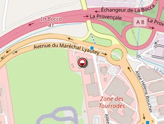 Carte de Toupa Cher à Mandelieu-la-napoule