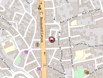 Carte de Atelier Suffren à Cannes