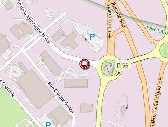 Carte de Castres Olympique à Labruguière