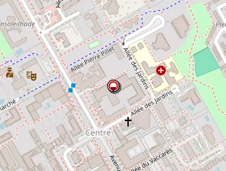 Carte de Ocean Drive à Grande-motte (la)