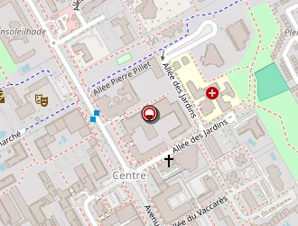 Carte de Naudon à Grande-motte (la)