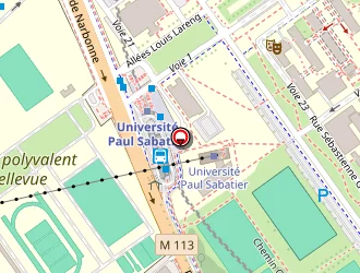 Carte de Cnrs - Ipbs (0) à Toulouse