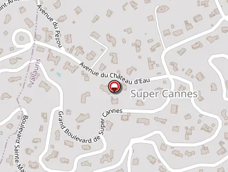 Carte de Villa Aquillon à Vallauris