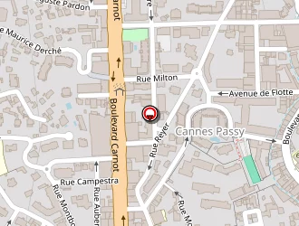 Carte de Lavie Pétra à Cannes