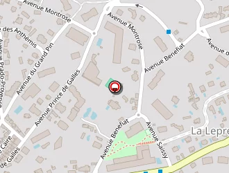 Carte de Villa Kelly à Cannes