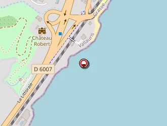 Carte de Batelecs à Vallauris