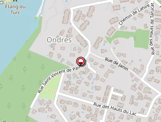 Carte de Lamure Benjamin Benjamin à Ondres