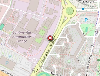 Carte de Adf Midi Pyrénées à Toulouse