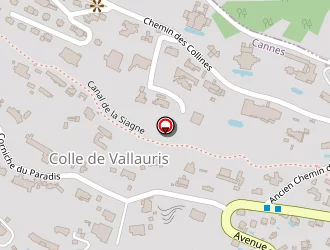 Carte de I Villa à Cannes