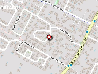 Carte de Les Tonnelles à Toulouse