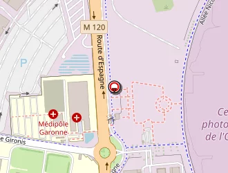 Carte de Itav Cnrs-usr3505 à Toulouse