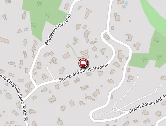 Carte de Les Bauges à Vallauris