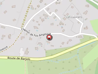 Carte de Le Grand Chêne à Sillans-la-cascade