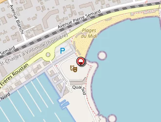 Carte de La Jonque Bleue à Vallauris