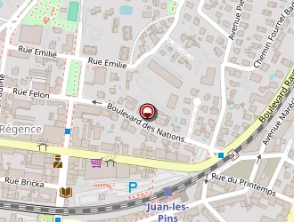 Carte de Institut Jessy à Antibes juan les pins