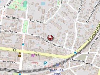 Carte de Cabinet Pierre Jean Gaillard à Antibes juan les pins