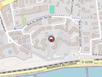 Carte de Bretagne Beach à Antibes